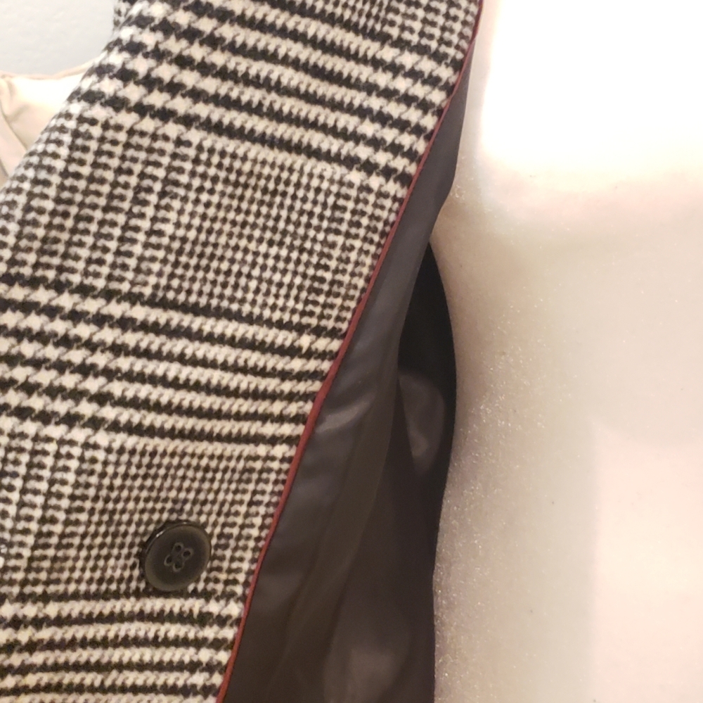 Nine West Double Breasted Wool Blend Coat - Picture 6 of 10